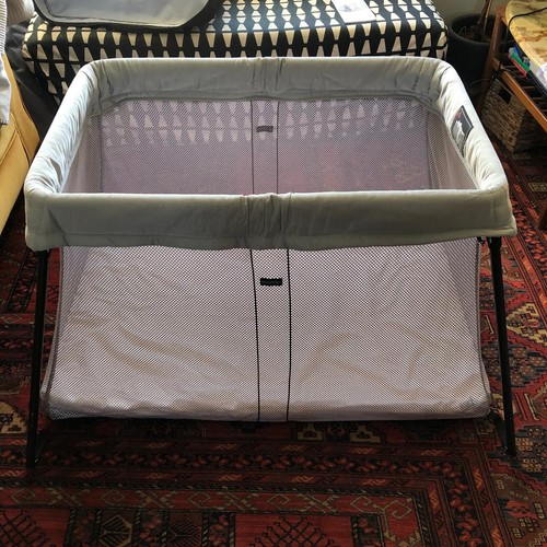 Babybjorn travel cot - cot, grey