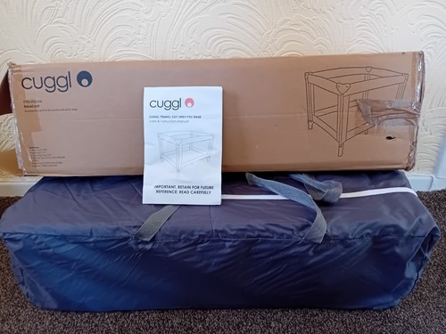 Cuggl travel cot grey - fsc, base