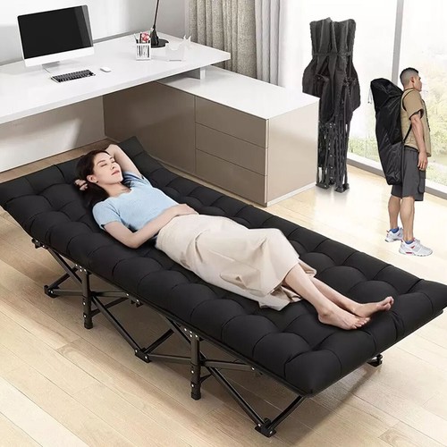 Single folding bed - folding, camping
