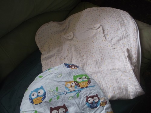 Baby muslin sleep bag fitted - baby,