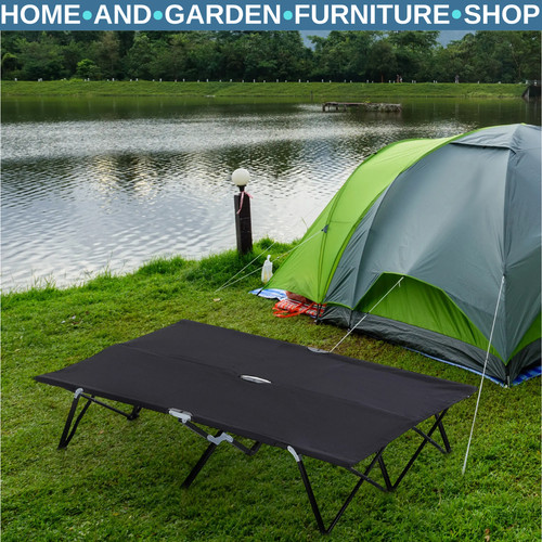 Double folding cot bed - folding,