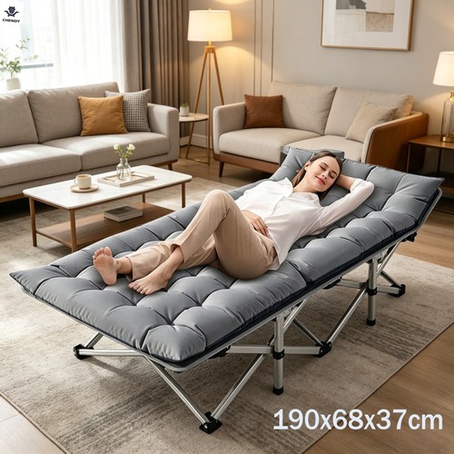 Heavy duty single folding bed - folding,