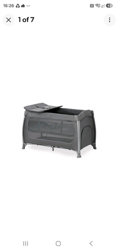 Hauck nordic travel cot - hauck, grey