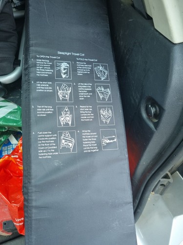 Travel cot with carry bag - travel,